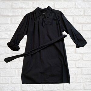 A.P.C. Rue Madame Paris Belted Cotton Shirt Dress